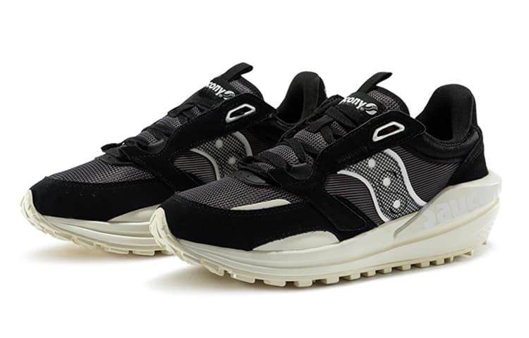 Saucony Амортизаторы Нескользящие Устойчивые к истиранию Дышащие Низкие Кроссовки Женские Черные