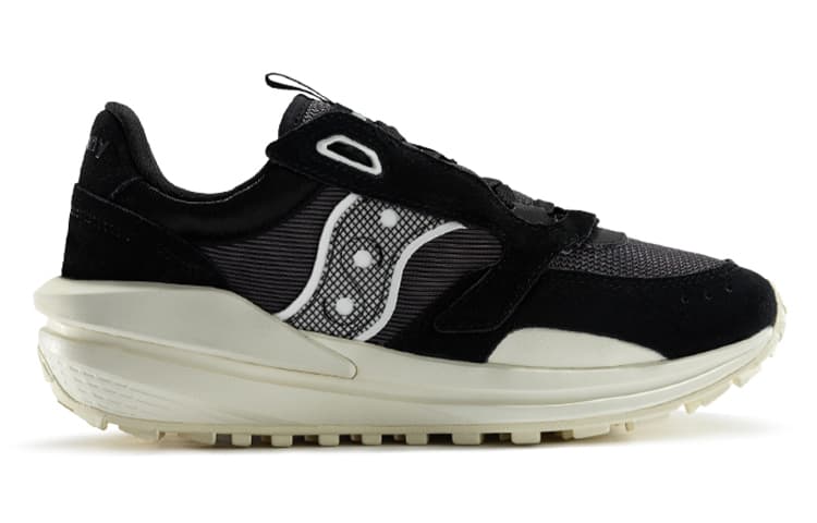 Saucony Амортизаторы Нескользящие Устойчивые к истиранию Дышащие Низкие Кроссовки Женские Черные