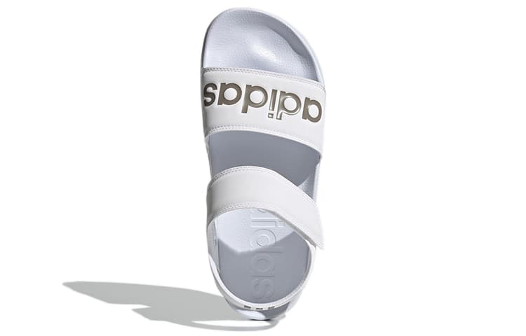 Женские сандалии Adidas Adilette 'Белое шампанское металлик'