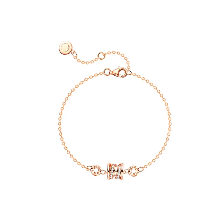 Ювелирные изделия из стерлингового серебра 925 пробы FANCI Женское серебро Розовое золото