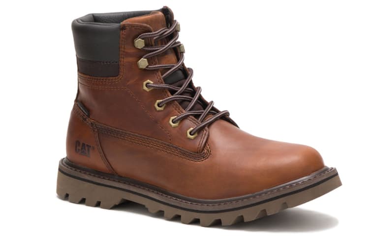 CAT Caterpillar Deplete WP, устойчивые к термическому истиранию, нескользящие уличные ботинки, мужские коричневые
