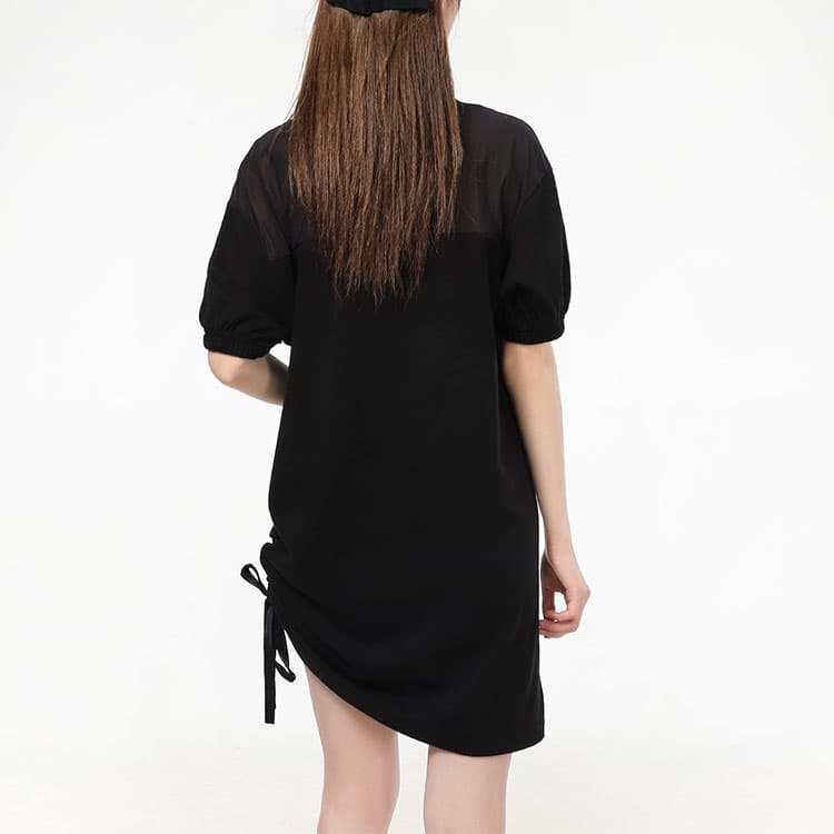 PUMA Женские платья с короткими рукавами, черные