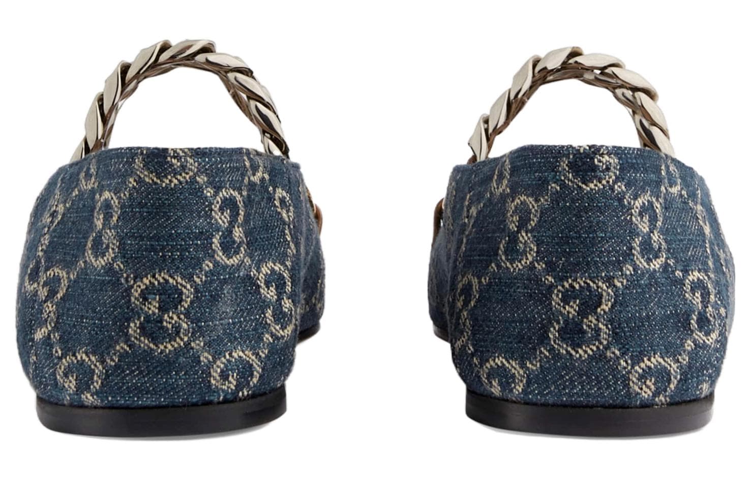 GUCCI Балетки с узором GG Horsebit