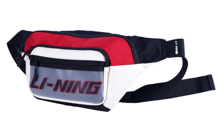 LiNing Canvas Fanny Pack Regular Unisex Red Black White