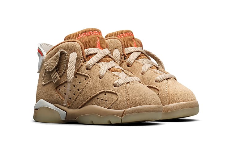 Jordan 6 Retro Travis Scott Британский хаки TD