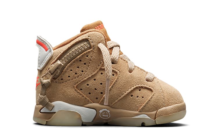 Jordan 6 Retro Travis Scott Британский хаки TD