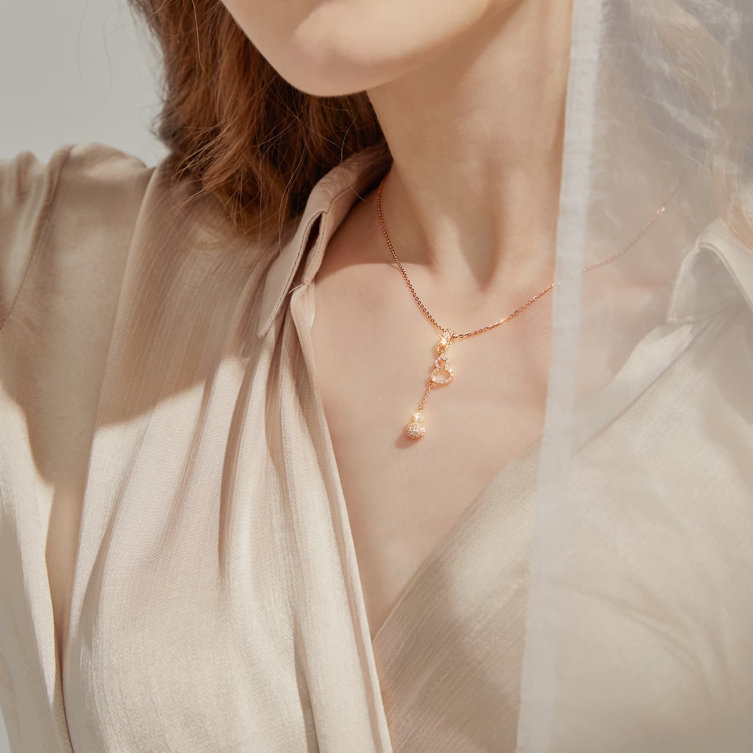 STYLEJING Цирконовые ожерелья женские