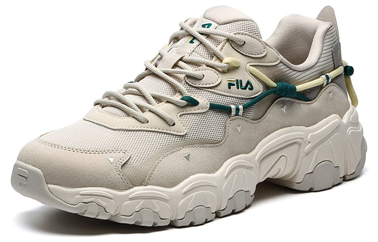 FILA Fashion кроссовки низкие повседневные туфли мужские бежевые