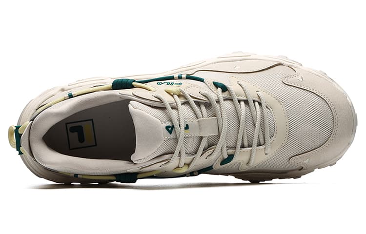 FILA Fashion кроссовки низкие повседневные туфли мужские бежевые