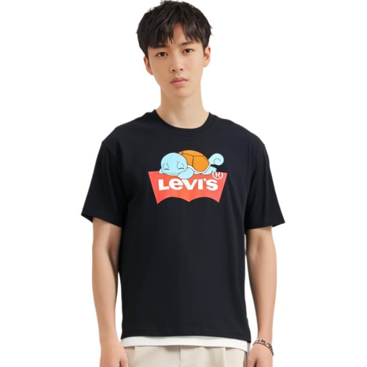 Футболка Levi's x Pokemon унисекс, черная