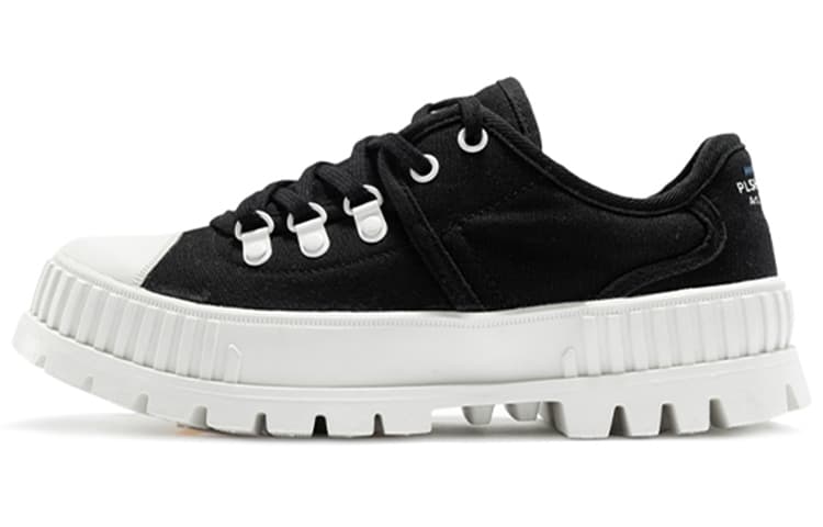 Palladium Canvas Shoes Unisex Low top Black/White