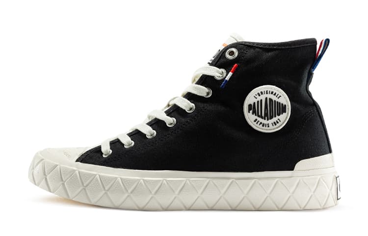 Palladium Palla Ace CVS Anti-Slip And Wear-Resistant Breathable High-Top Canvas Shoes Unisex Black