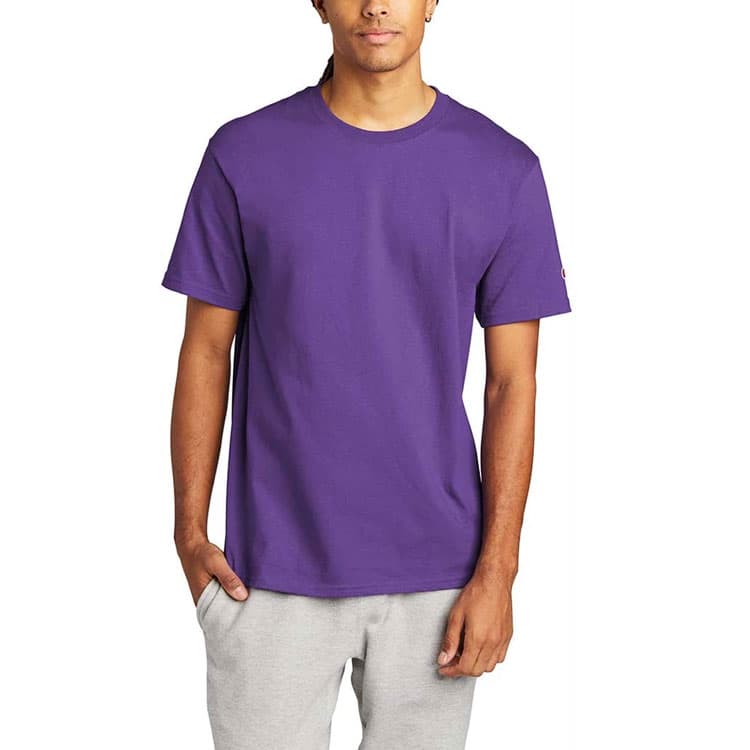 Футболка Champion, версия для США, мужская, фиолетовая