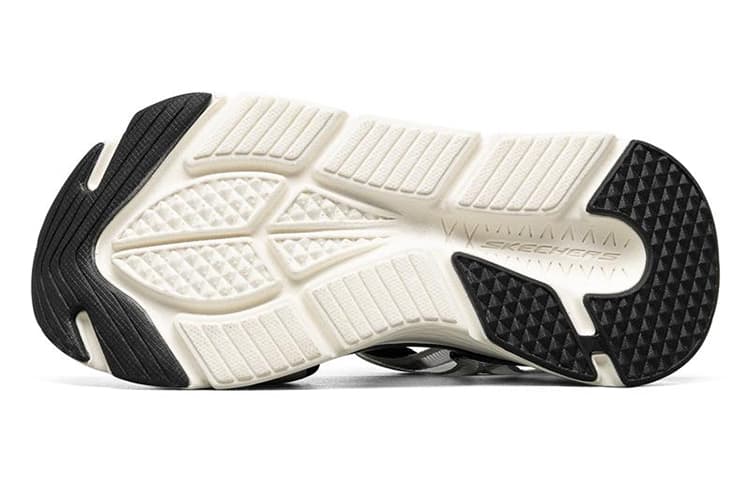 Skechers Max Амортизирующие пляжные сандалии женские белые черные