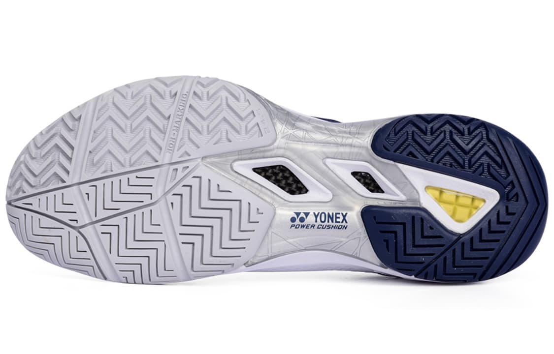 YONEX Амортизаторы Нескользящие Устойчивые к истиранию низкие кроссовки для бадминтона Унисекс Белый Голубой