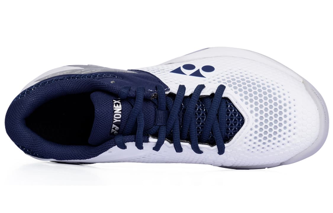 YONEX Амортизаторы Нескользящие Устойчивые к истиранию низкие кроссовки для бадминтона Унисекс Белый Голубой