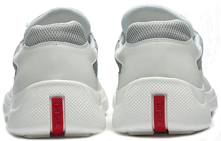 Кроссовки PRADA America's Cup Белый Серебристый