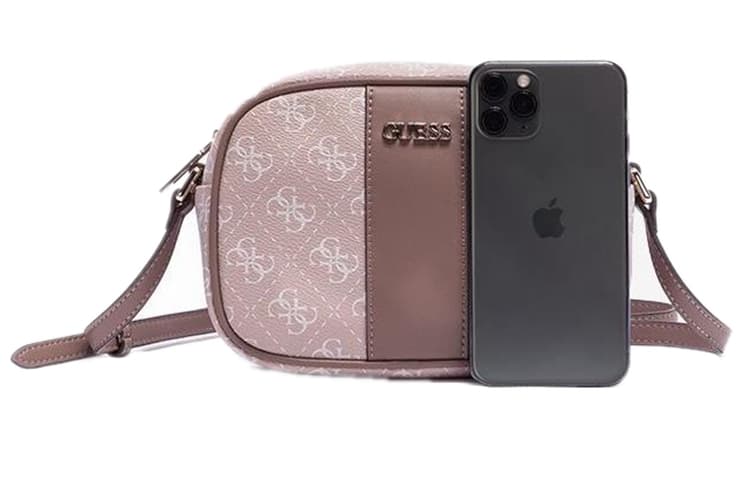 GUESS Сумка через плечо из искусственной кожи Обычная женская Cherry Blossom Розовый/Виноградный Серый Зеленый