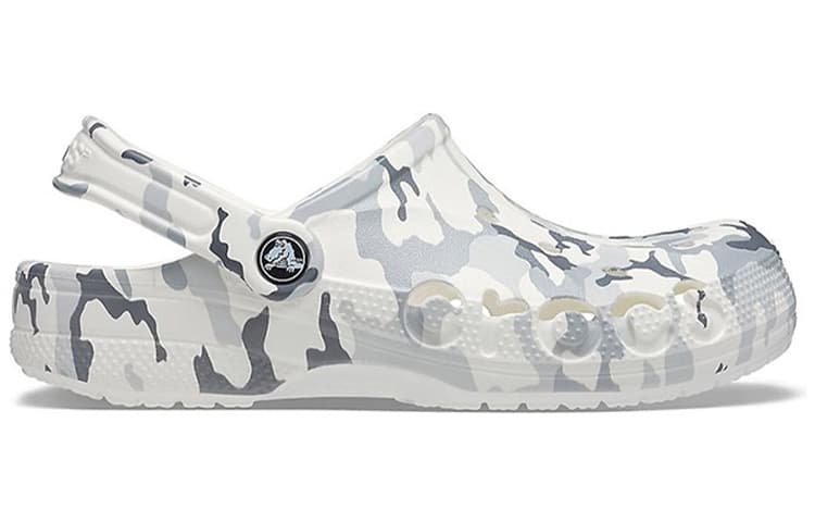 Сандалии унисекс Crocs Bayaband White Camo 'Gray White'