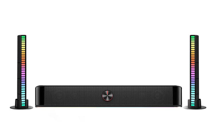 Динамики HP HUIPU DHE-6003 Проводное соединение Блестящие игры Глубокие басы Стерео Высококачественный настольный компьютер