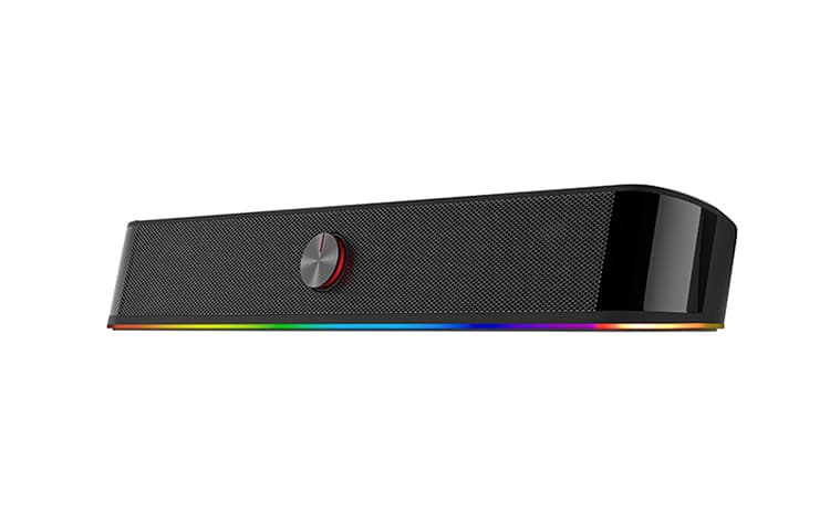 Динамики HP HUIPU DHE-6003 Проводное соединение Блестящие игры Глубокие басы Стерео Высококачественный настольный компьютер