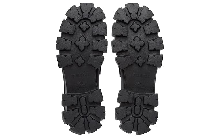 Лоферы PRADA Monolith черные мужские