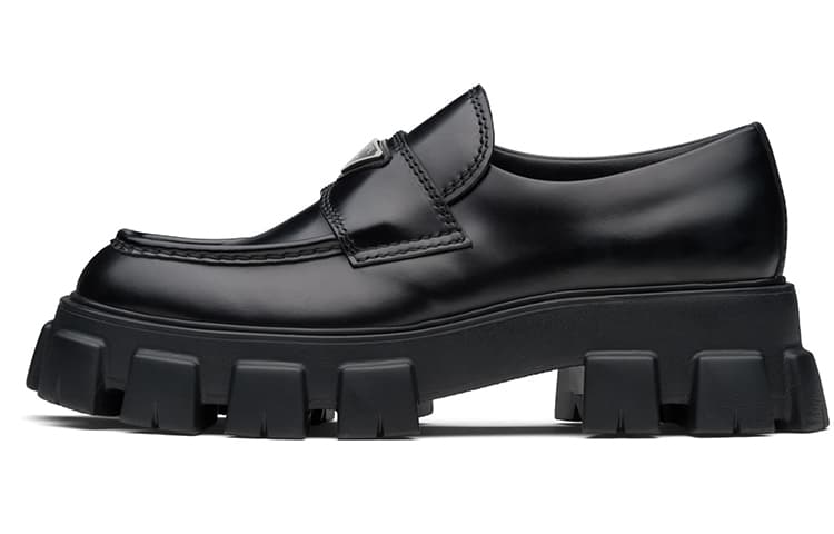 PRADA Monolith Loafer Black Men's