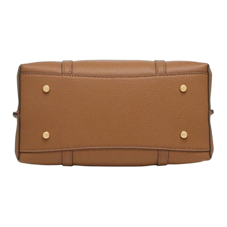 TORY BURCH Perry Кожаная большая сумка Сумка для покупок Сумка через плечо Сумка через плечо Малый размер Женская Коричневый