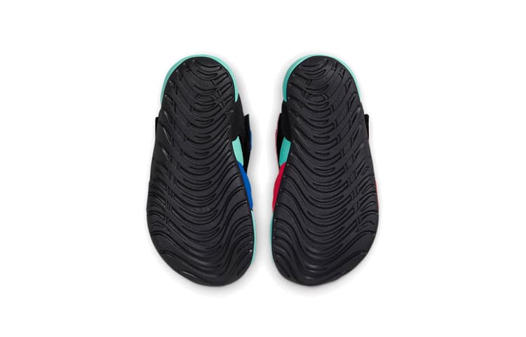 Nike Sunray Protect 2 BT Дышащие низкие туфли для малышей Синий Красный Зеленый Несоответствующие модели для младенцев и малышей