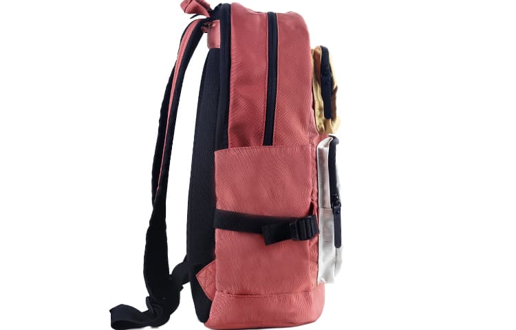 Рюкзак из ткани на подкладке, обычный унисекс, оранжевый/желтый/белый