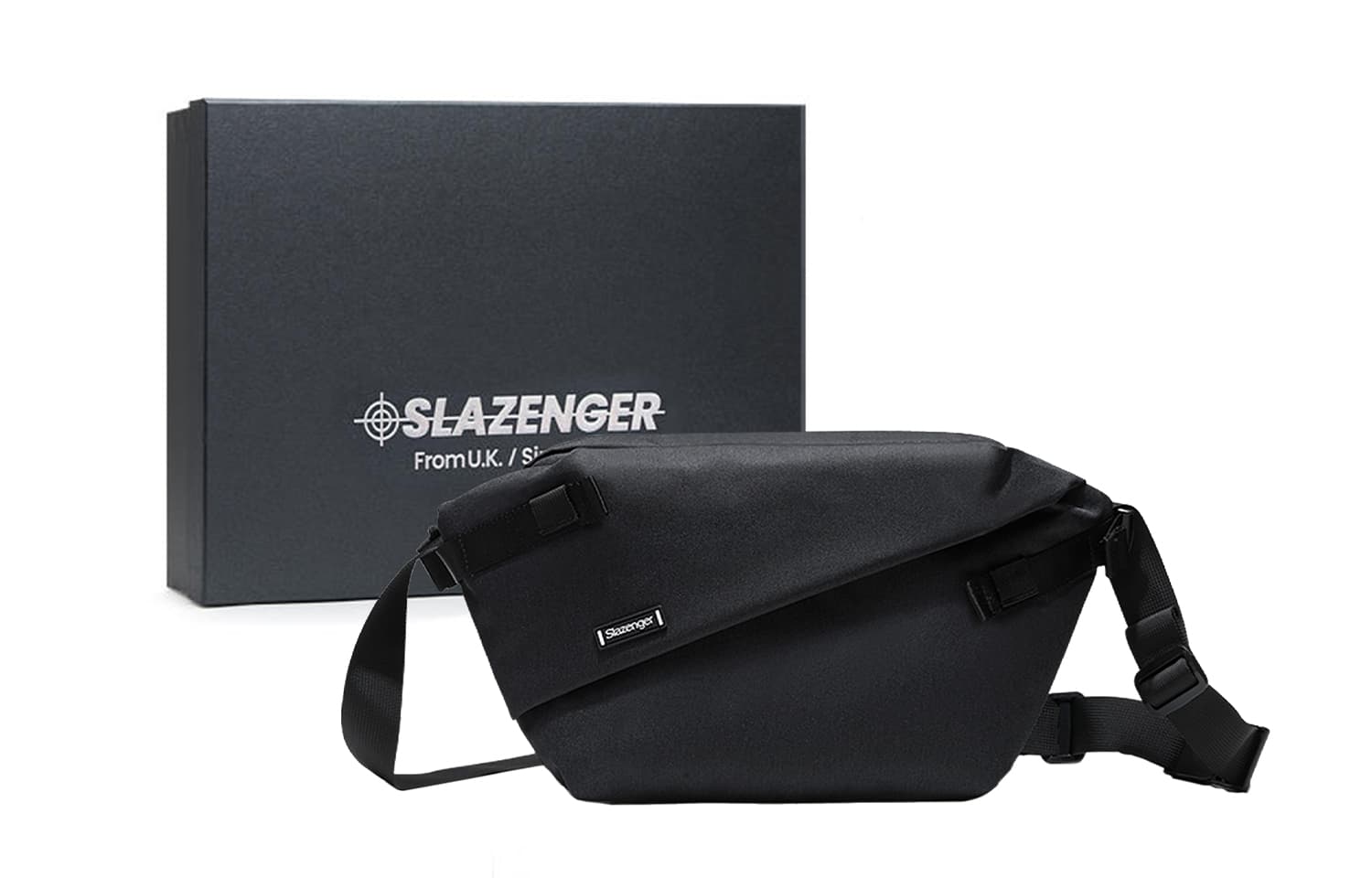 Поясная сумка из ткани Slazenger, обычный, унисекс, многоцветная