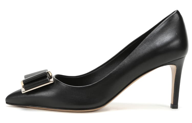 FERRAGAMO Pre-Owned Décolleté 75mm Vara-bow Leather Pumps