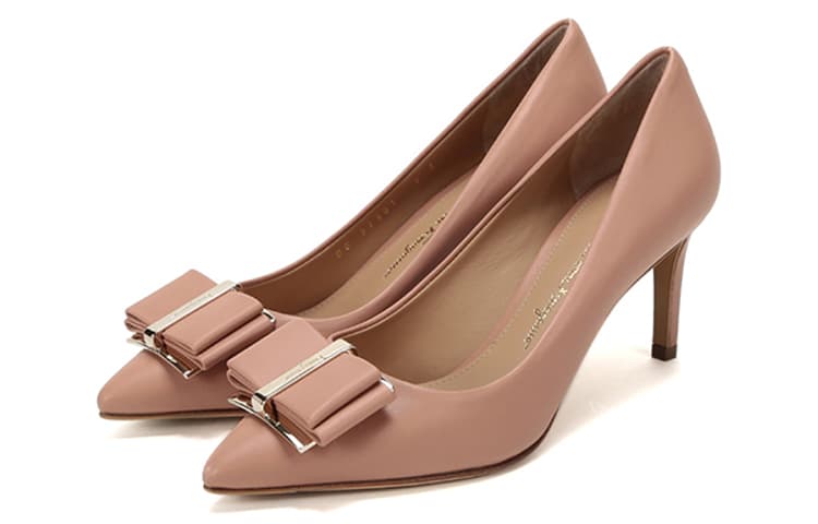 Туфли FERRAGAMO с двойным бантом