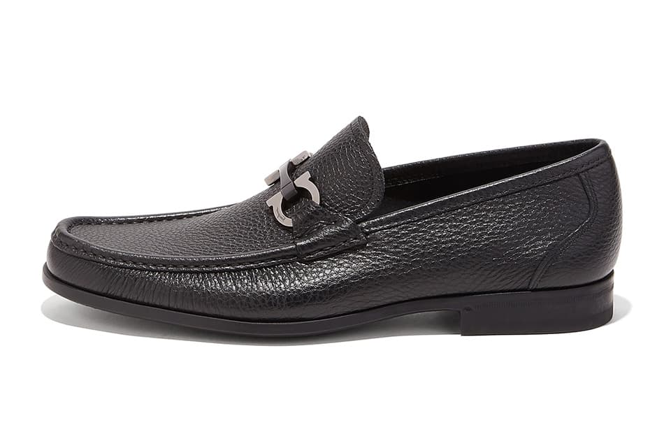 FERRAGAMO Gancini-plaque Mocassin Loafers