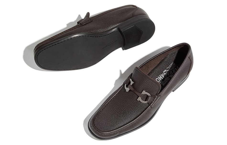 FERRAGAMO Мокасины с деталями Gancini