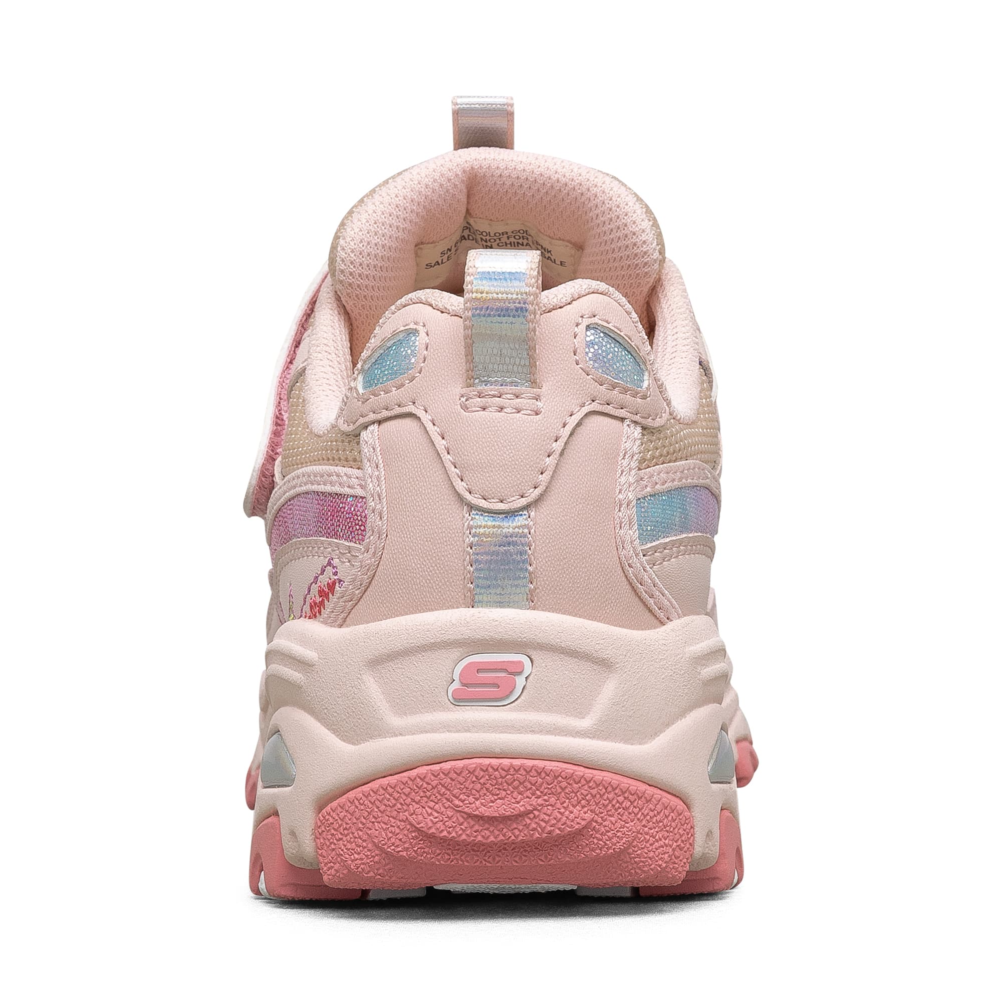 Нескользящие износостойкие низкие кроссовки Skechers для детей, розовые подростковые туфли