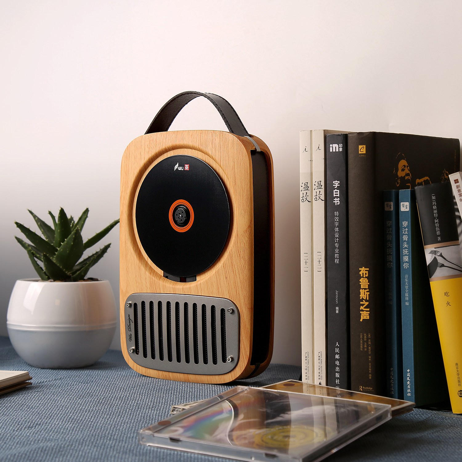 Woo CD-плееры HD 8902 Single Life, настенный, зарядный, проигрыватель альбомов, портативный универсальный проигрыватель компакт-дисков