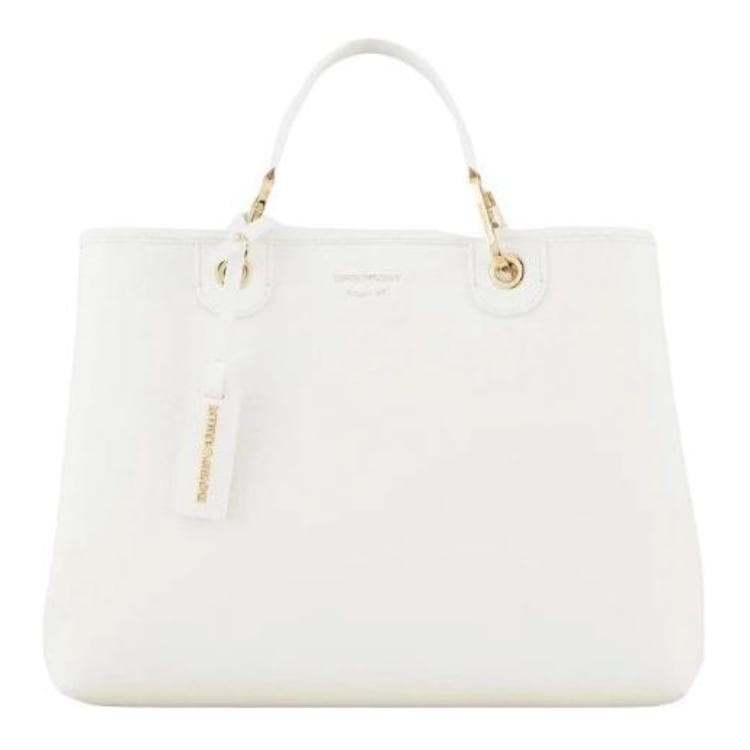 EMPORIO ARMANI PU Handbag Tubas Women's White