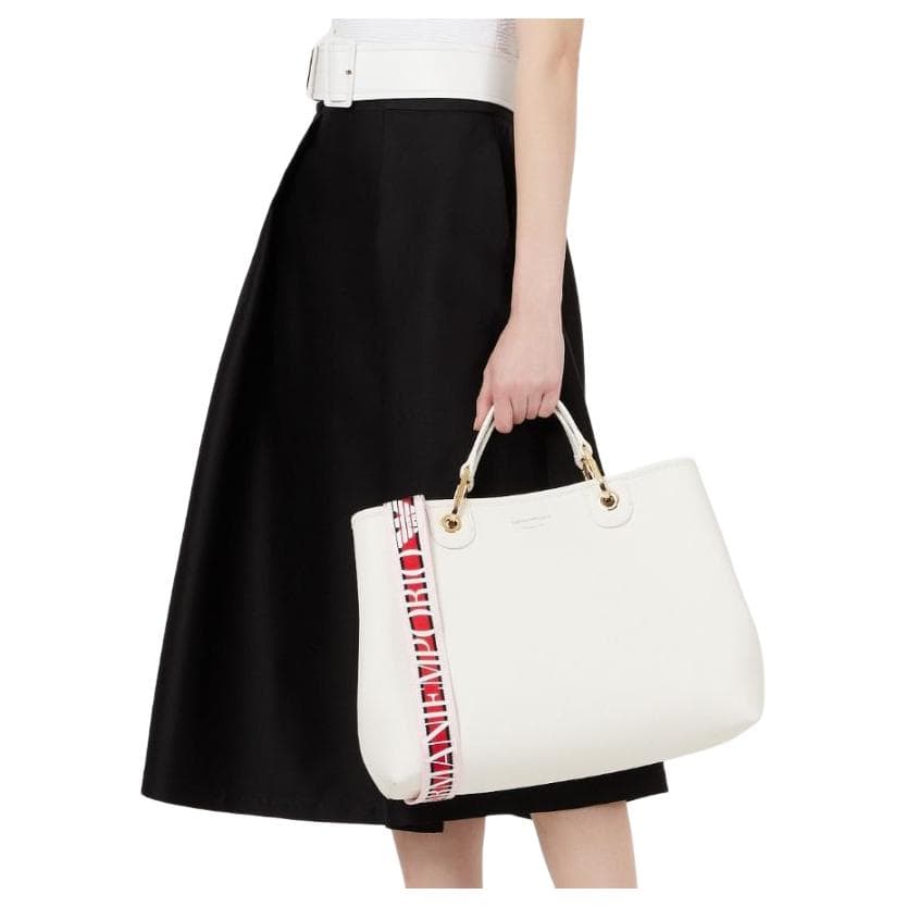 Сумка EMPORIO ARMANI PU Туба женская белая