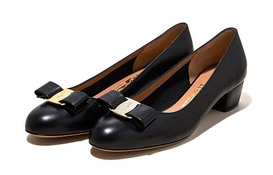 FERRAGAMO Туфли-лодочки Vara с бантом