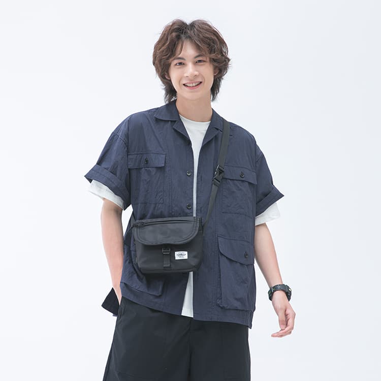 COMBACK Сумки через плечо из полиамида, маленькие унисекс