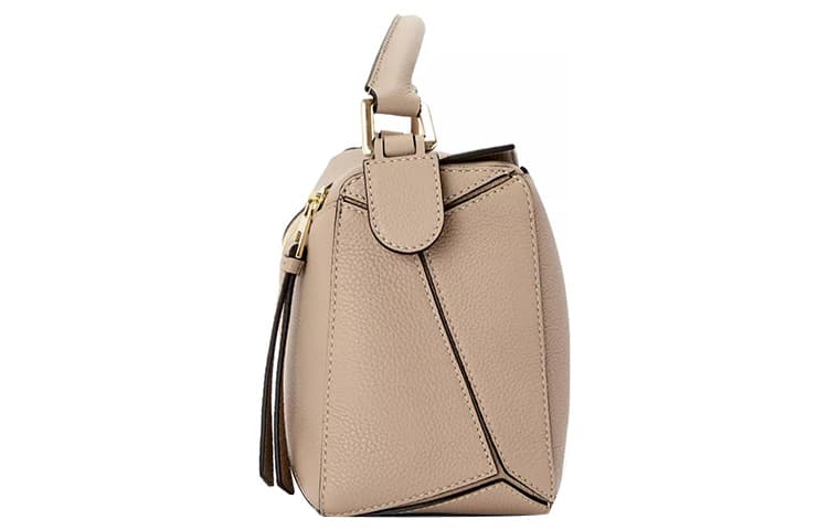 Сумка LOEWE Puzzle из коровьей кожи, маленькая женская, песочного цвета