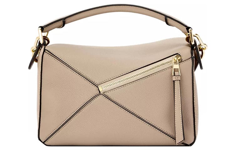 Сумка LOEWE Puzzle из коровьей кожи, маленькая женская, песочного цвета