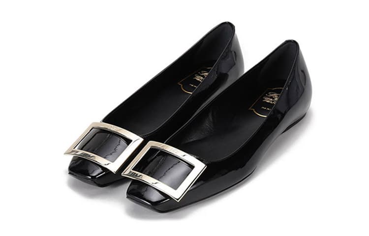 Кожаные балетки Roger Vivier женские