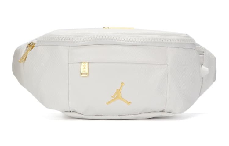 Jordan Synthetic Leather Crossbody Bag Sling Bag Fanny Pack Regular Unisex White