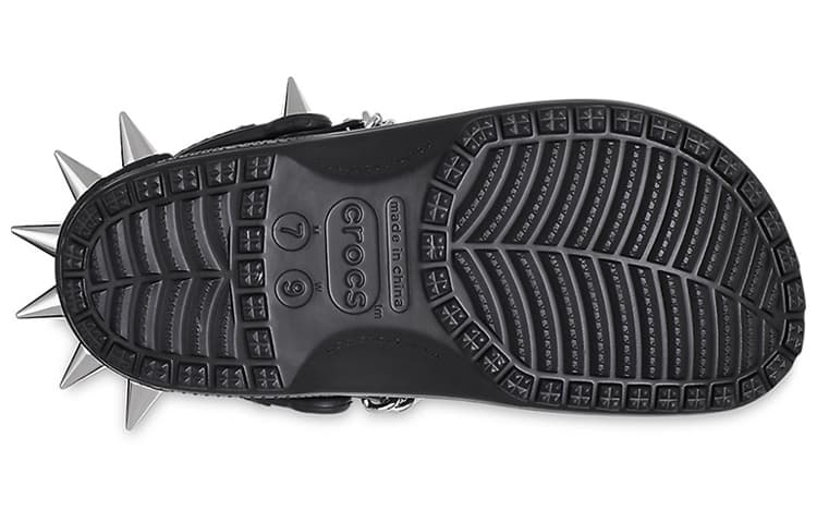 Сабо Crocs Classic X Little Big, черный цвет