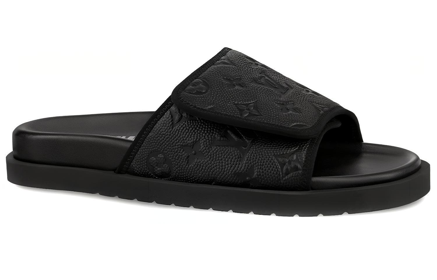 Стильные мужские сандалии NBA x LOUIS VUITTON Miami, черные