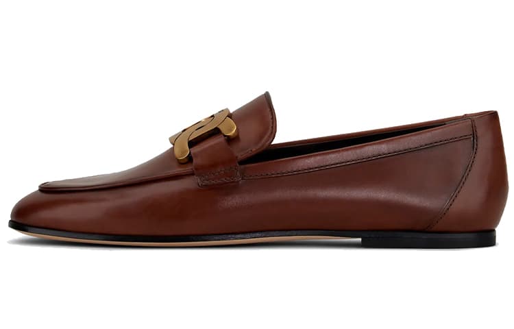 TOD'S Kate Logo Plaque Loafers Women's