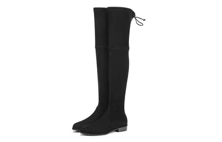 Stuart Weitzman/SW LOWLAND Сапоги выше колена женские черные
