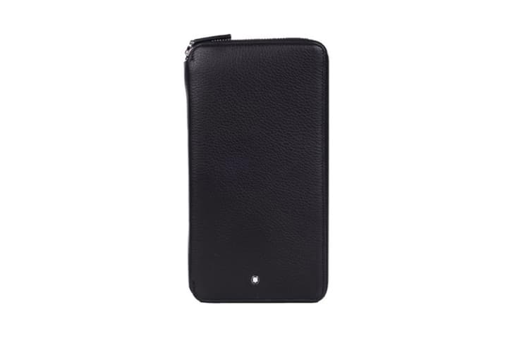 MONTBLANC Cow Leather Wallet Men's Black